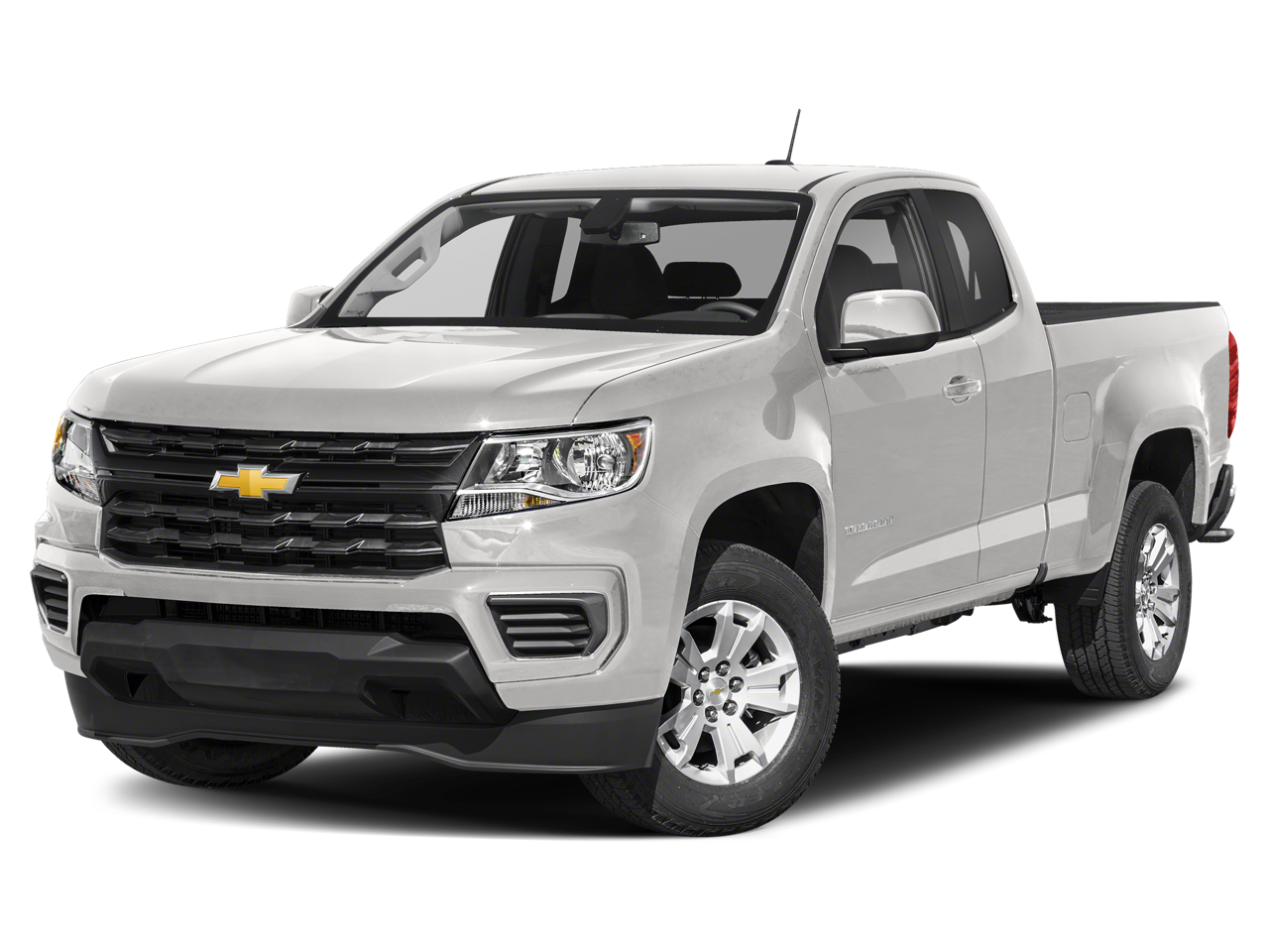 2022 Chevrolet Colorado 4WD Extended Cab Long Box LT in Summit White — front three-quarter view
