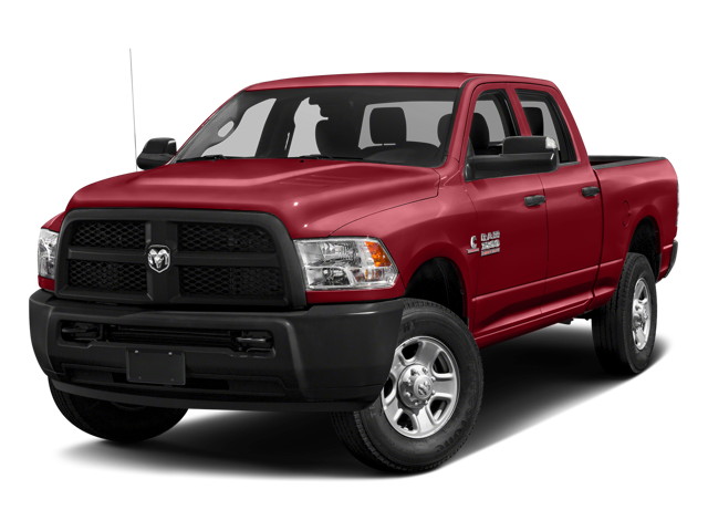 2017 RAM 3500 Tradesman in Flame Red Clearcoat — front three-quarter view
