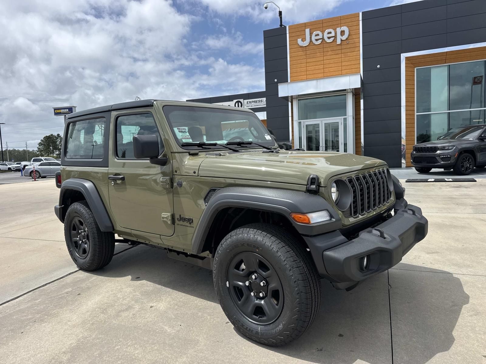 2026 Jeep Wrangler WRANGLER 2-DOOR SPORT in 41 Exterior Paint — front three-quarter view
