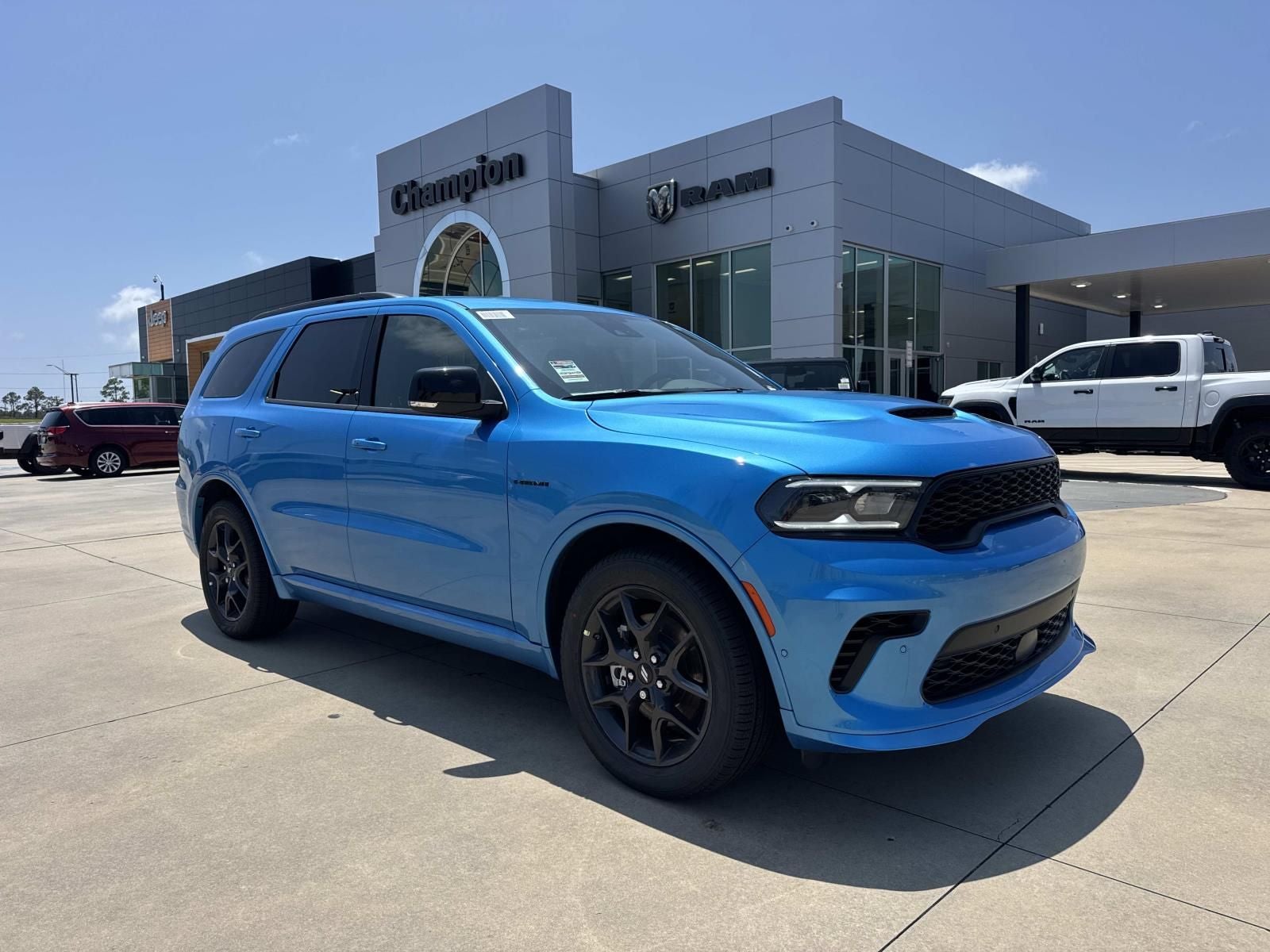 2026 Dodge Durango DURANGO GT PLUS AWD HEMI V8 in B5 Blue Exterior Paint — front three-quarter view